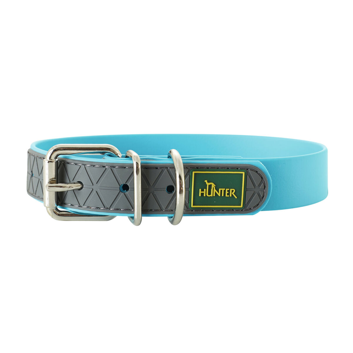 Psí obojek Hunter Convenience 47-55 cm L Tyrkysová